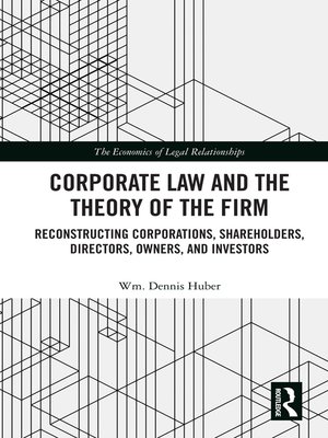 cover image of Corporate Law and the Theory of the Firm